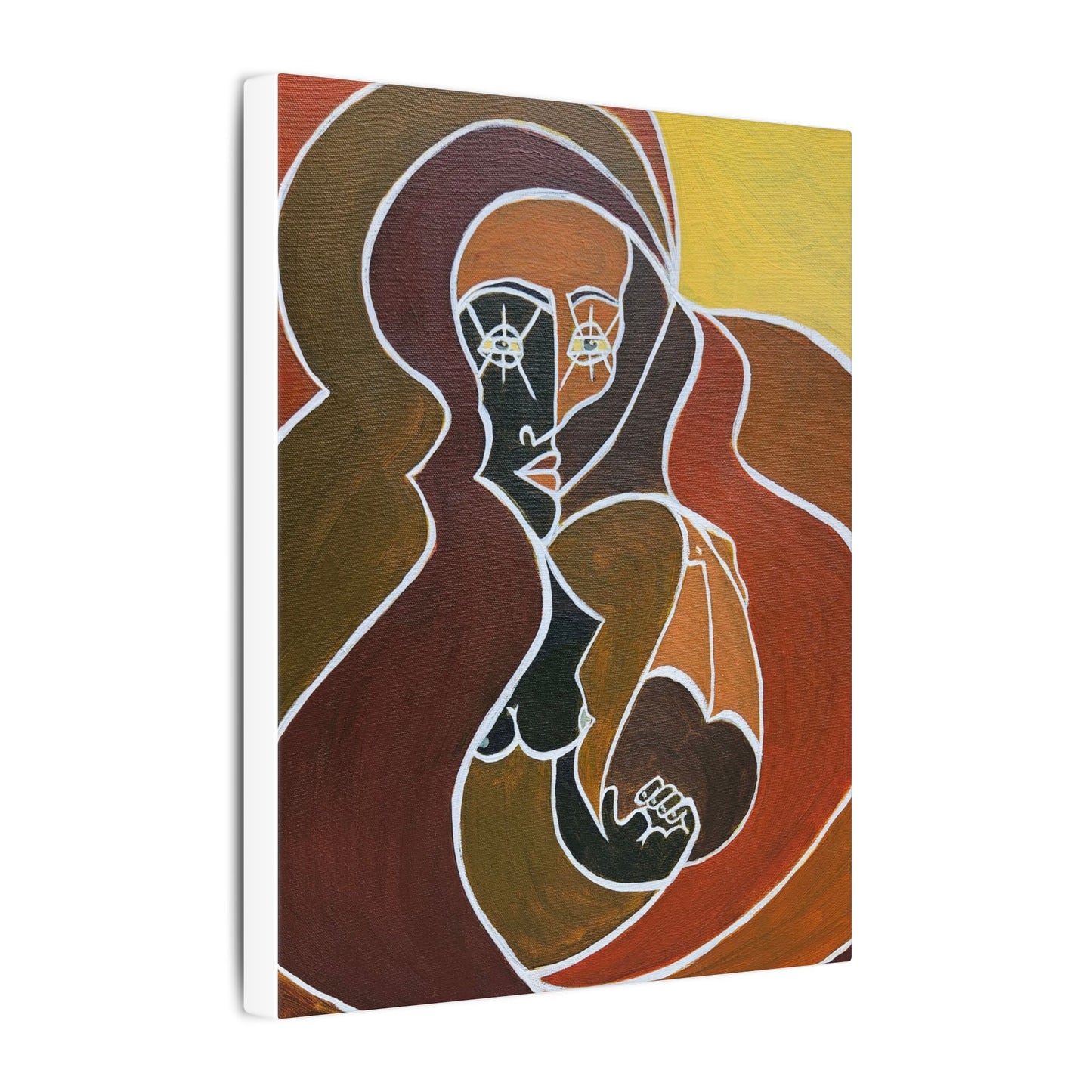 Awaking Angelique. Artistic Matte Canvas Print - Modern Abstract Wall Art, Home Decor, Unique Gift, Gallery Style