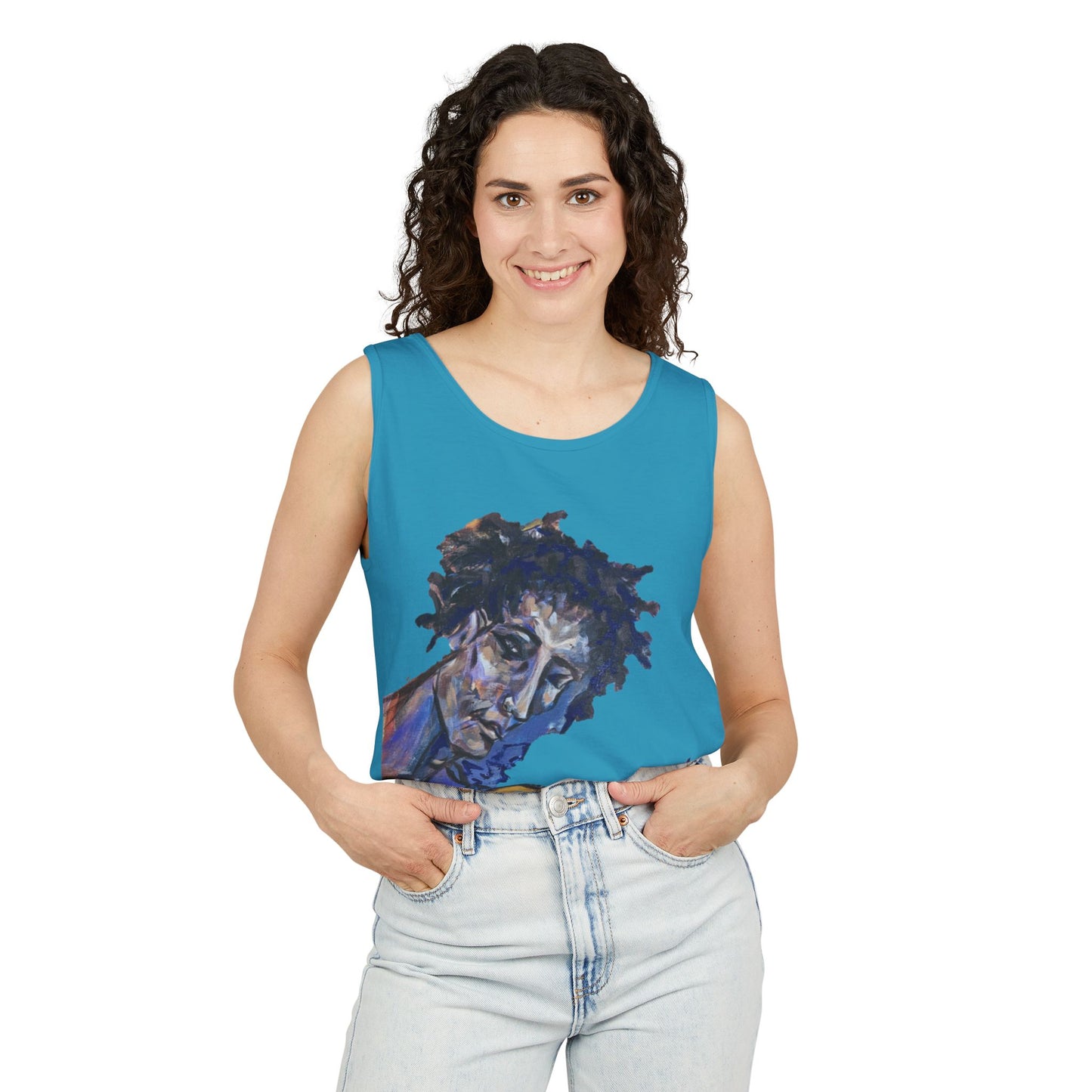 Artistic Unisex Tank Top | Music Vibes | Gift for Artists | Summer Fashion | Cool Summer Outfit | Unique Graphic Tee
