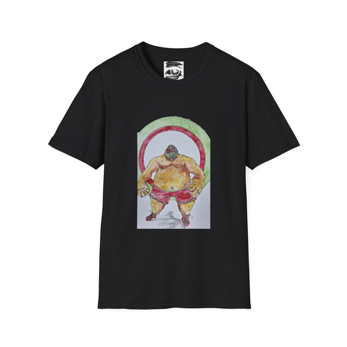 Sumo Wrestler Unisex Softstyle T-Shirt | Fun Graphic Tee for Sports Fans, Casual Wear, Gifts, Gym Outfits, Unique Fashion