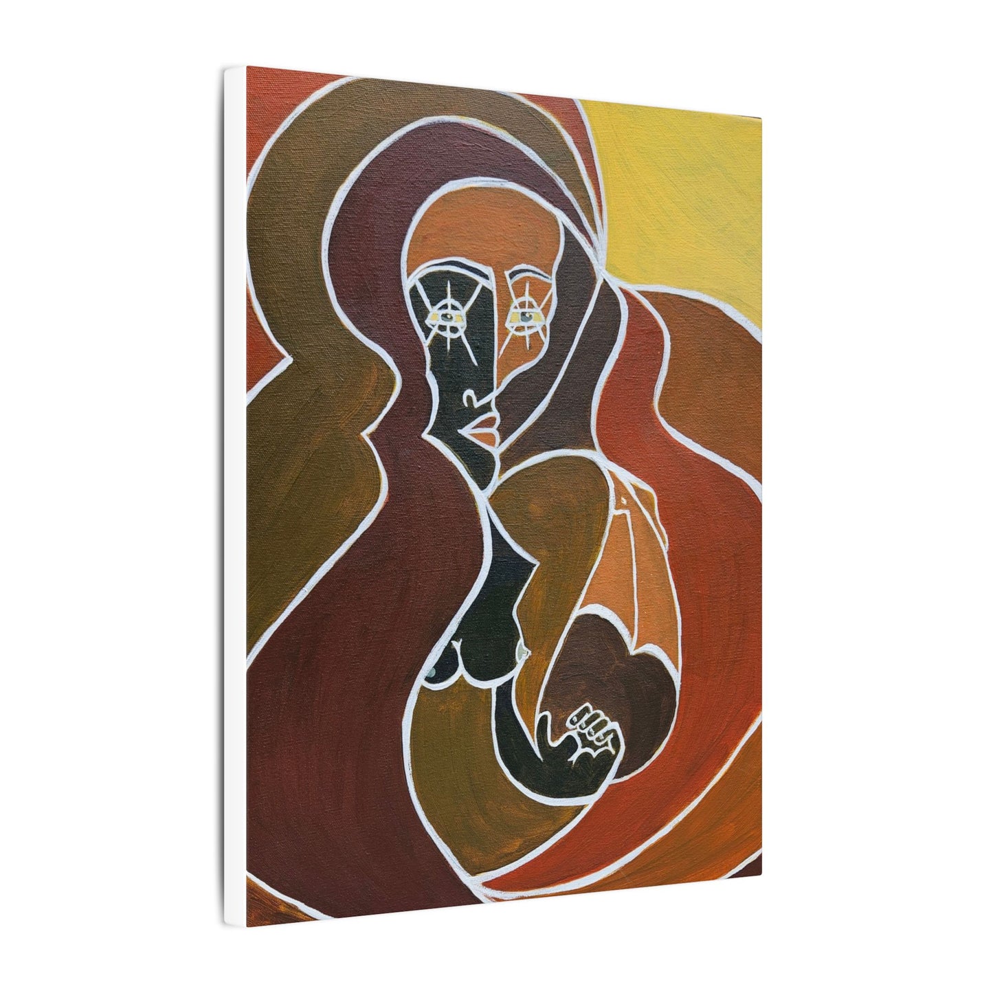 Awaking Angelique. Artistic Matte Canvas Print - Modern Abstract Wall Art, Home Decor, Unique Gift, Gallery Style