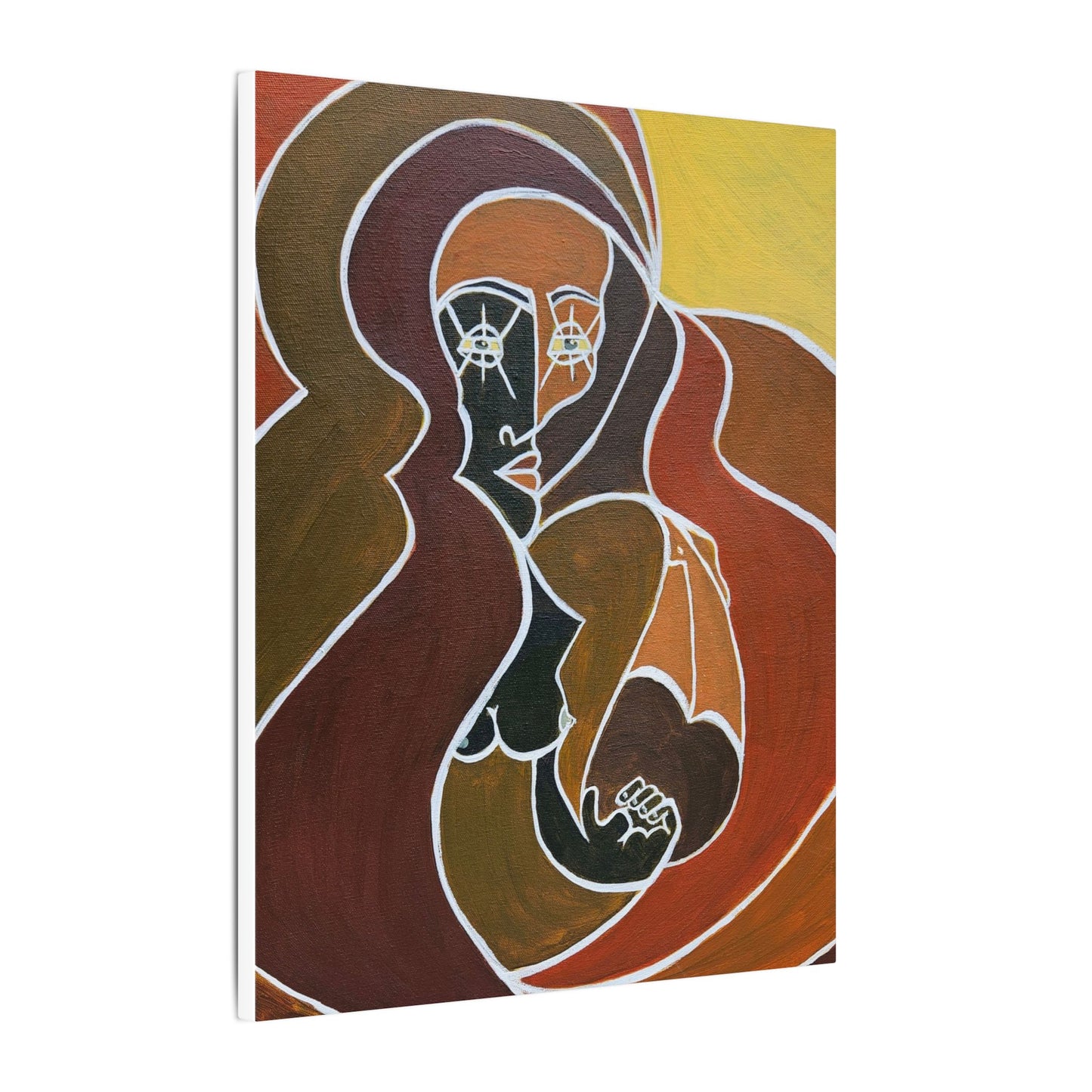 Awaking Angelique. Artistic Matte Canvas Print - Modern Abstract Wall Art, Home Decor, Unique Gift, Gallery Style