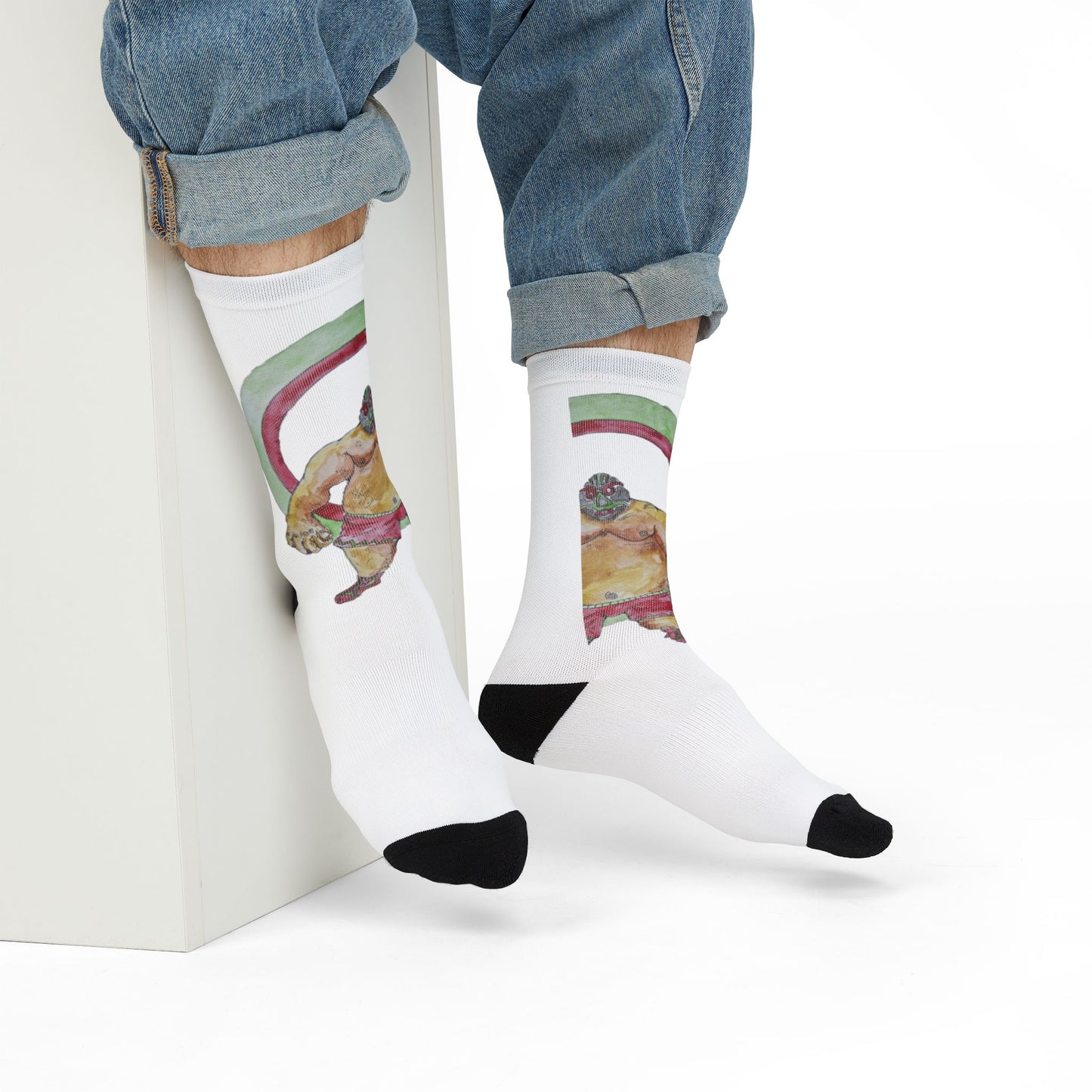 Fun and Quirky Sublimation Crew Socks - Unique Gift, Novelty Socks, Casual Fashion, Funny Accessories, Walk in Style!