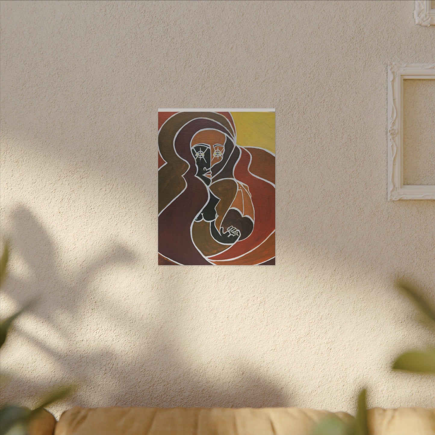 Awaking Angelique. Artistic Matte Canvas Print - Modern Abstract Wall Art, Home Decor, Unique Gift, Gallery Style