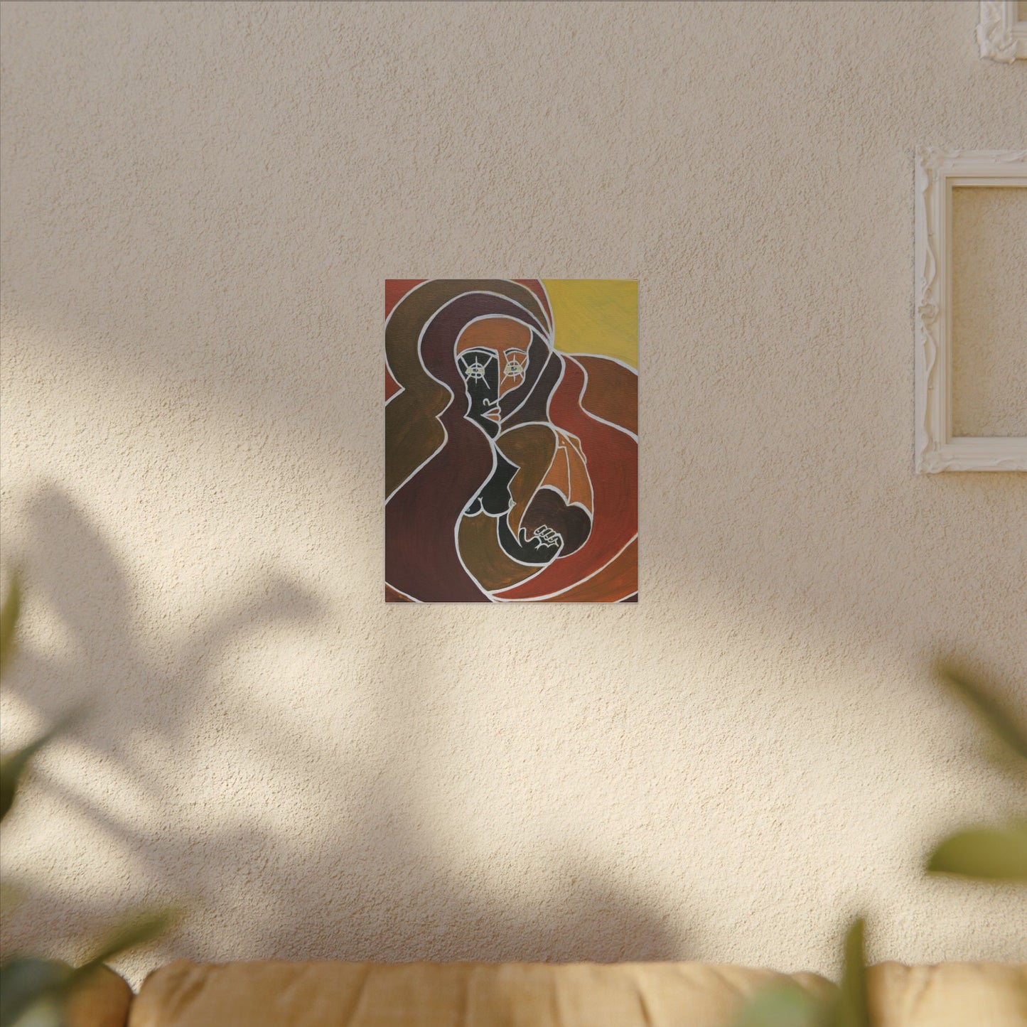 Awaking Angelique. Artistic Matte Canvas Print - Modern Abstract Wall Art, Home Decor, Unique Gift, Gallery Style