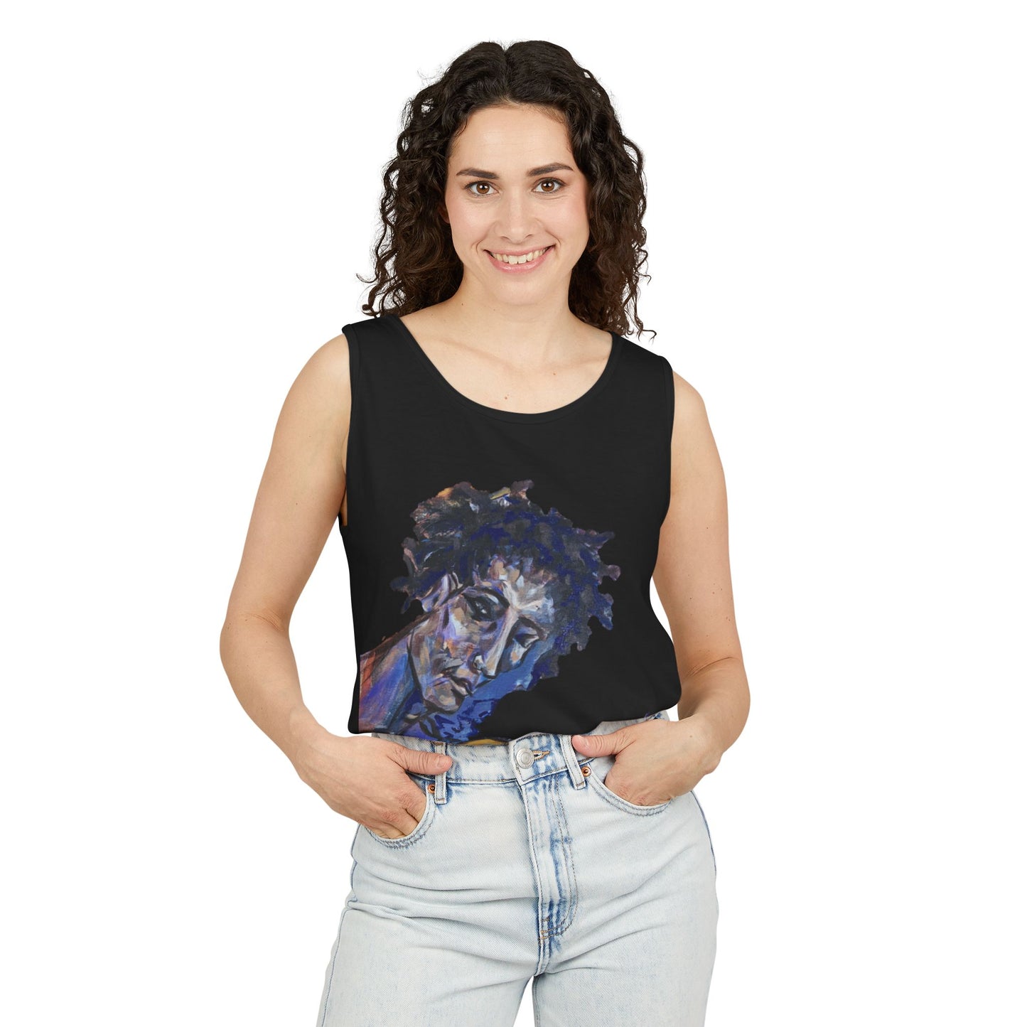 Artistic Unisex Tank Top | Music Vibes | Gift for Artists | Summer Fashion | Cool Summer Outfit | Unique Graphic Tee