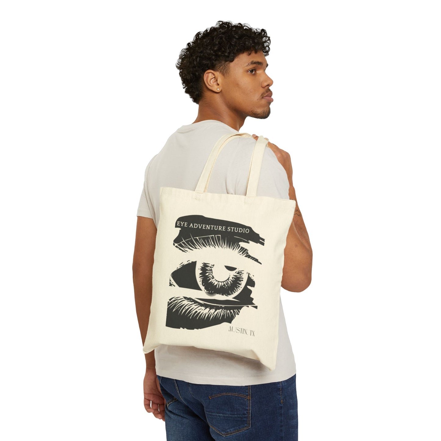 Artistic Cotton Canvas Tote Bag with Unique Designs, Ideal for Everyday Use, Gift for Art Lovers, Eco-Friendly and Stylish Shopping Bag