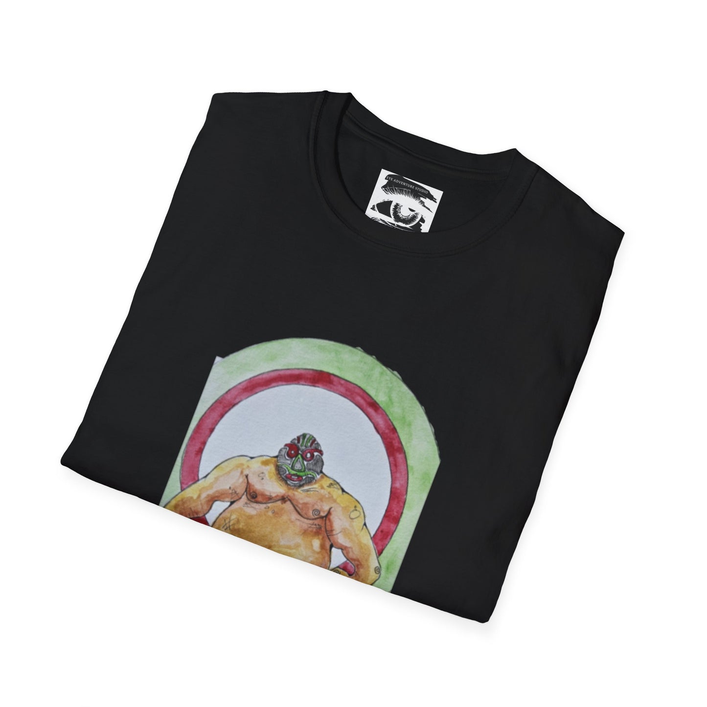 Sumo Wrestler Unisex Softstyle T-Shirt | Fun Graphic Tee for Sports Fans, Casual Wear, Gifts, Gym Outfits, Unique Fashion