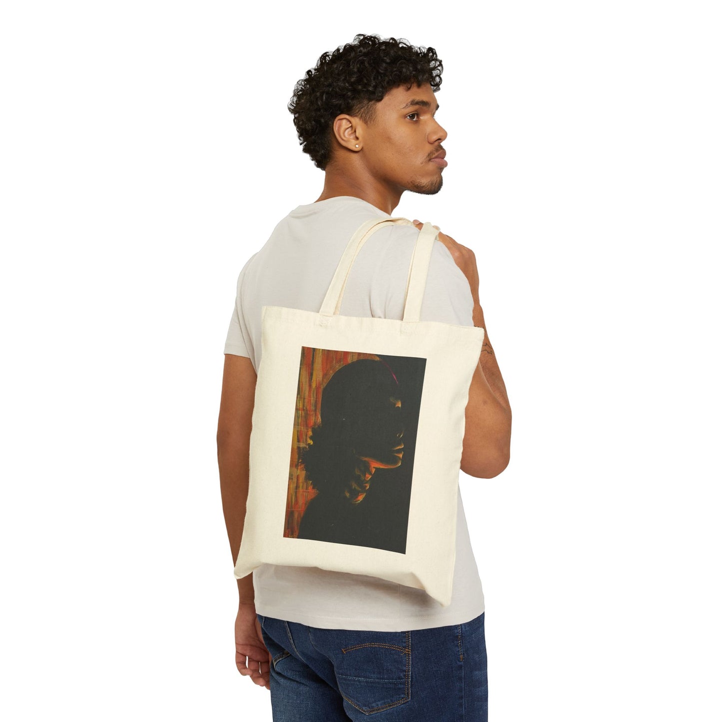 Artistic Cotton Canvas Tote Bag with Unique Designs, Ideal for Everyday Use, Gift for Art Lovers, Eco-Friendly and Stylish Shopping Bag