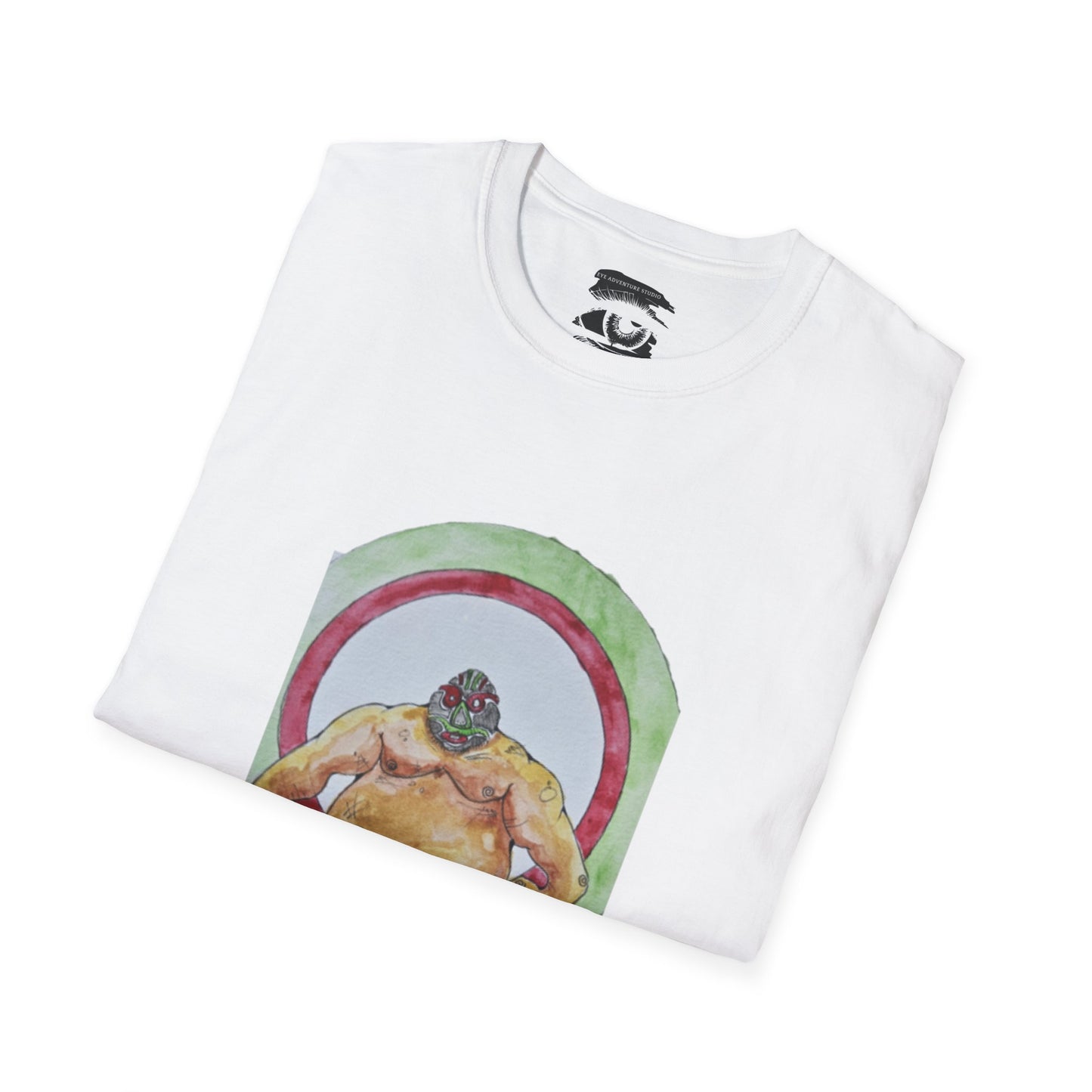 Sumo Wrestler Unisex Softstyle T-Shirt | Fun Graphic Tee for Sports Fans, Casual Wear, Gifts, Gym Outfits, Unique Fashion