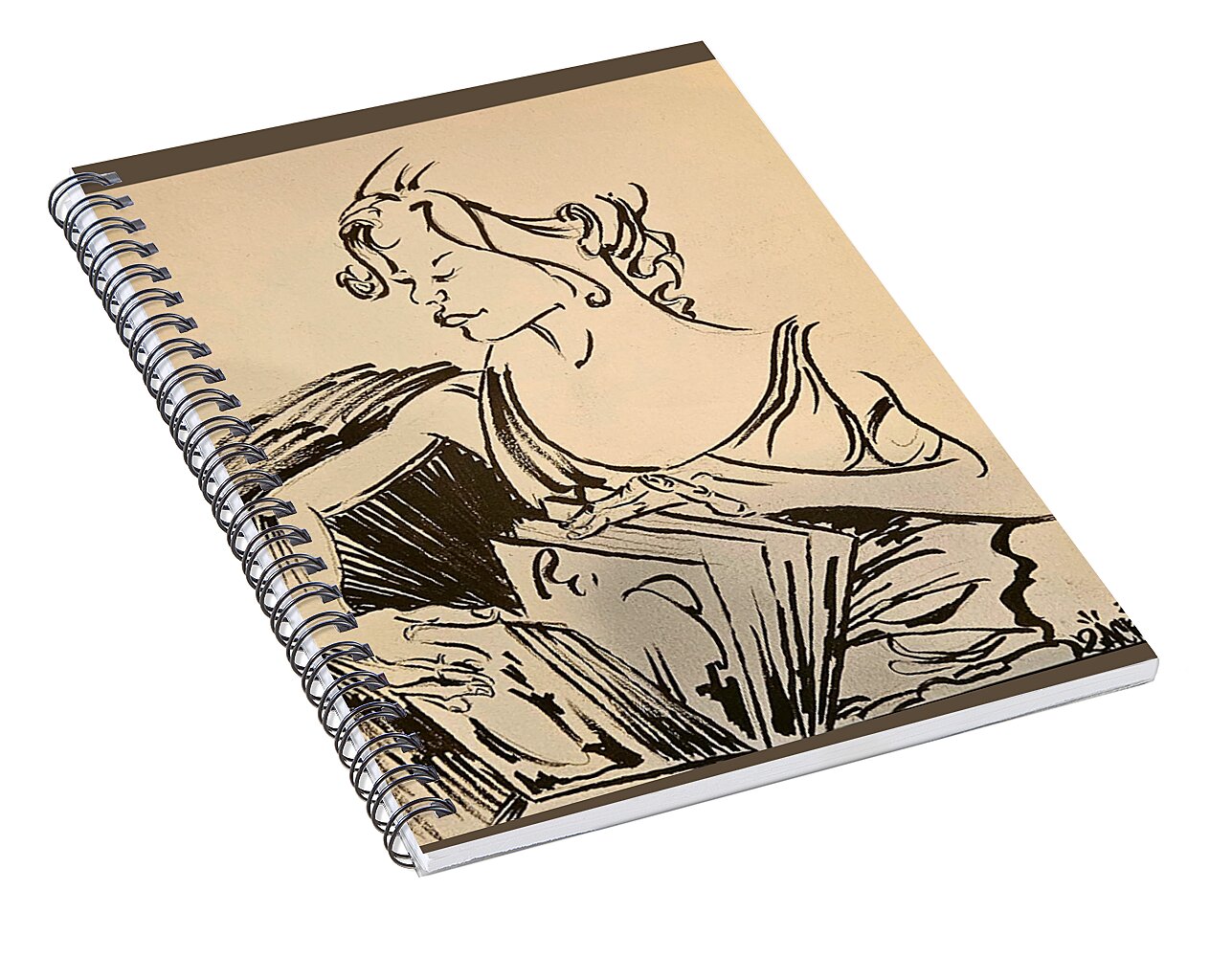 Digg'n in the crates - Spiral Notebook