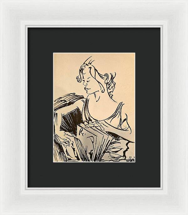 Digg'n in the crates - Framed Print