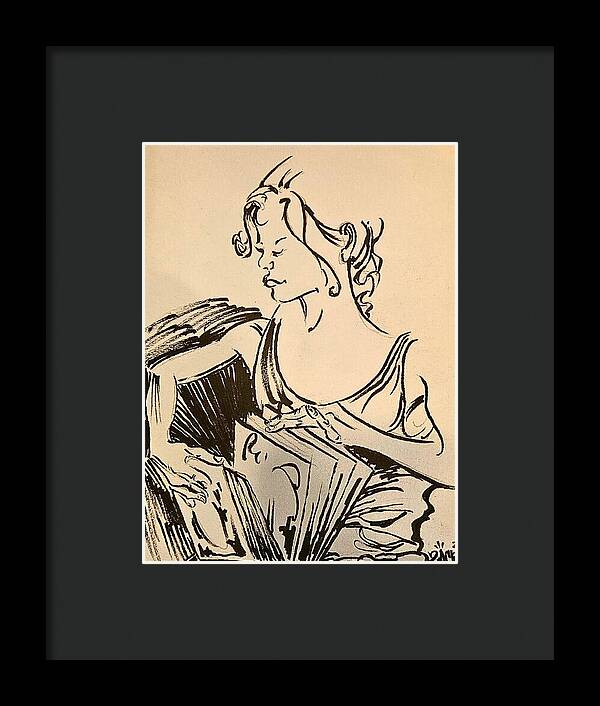 Digg'n in the crates - Framed Print