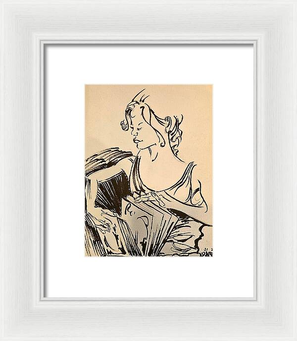 Digg'n in the crates - Framed Print