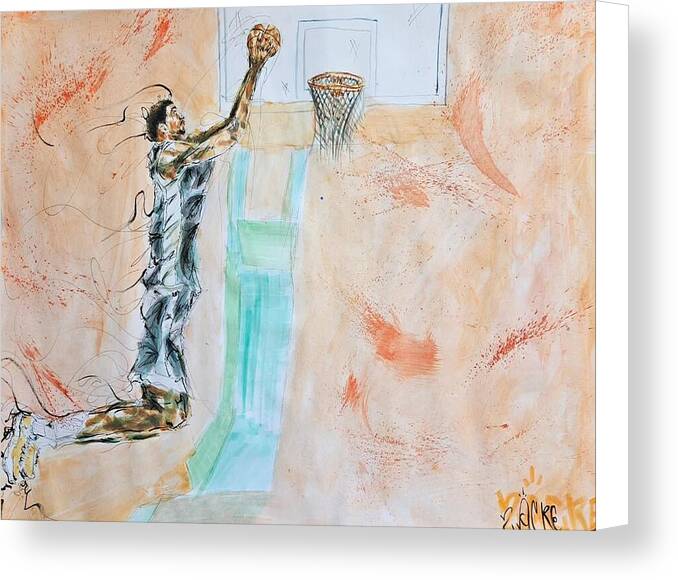 Victor Alien Wembanyama San Antonio Spurs - Canvas Print