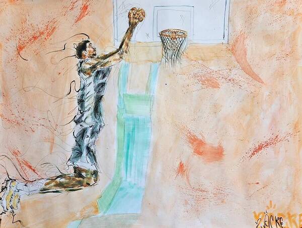 Victor Alien Wembanyama San Antonio Spurs - Art Print
