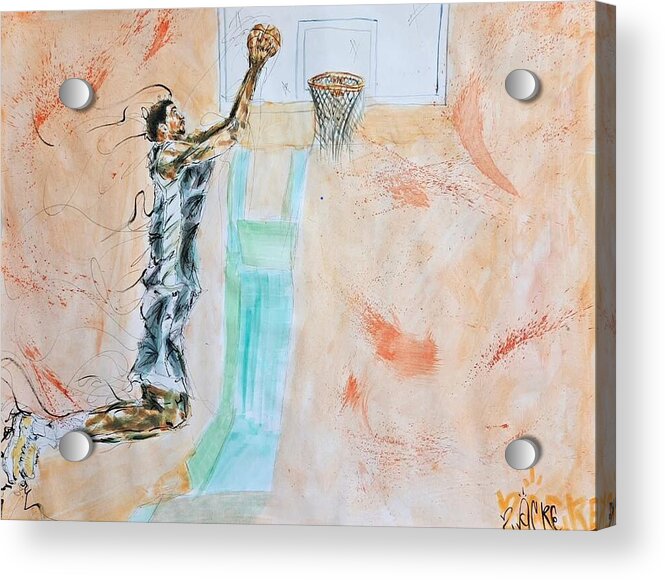 Victor Alien Wembanyama San Antonio Spurs - Acrylic Print