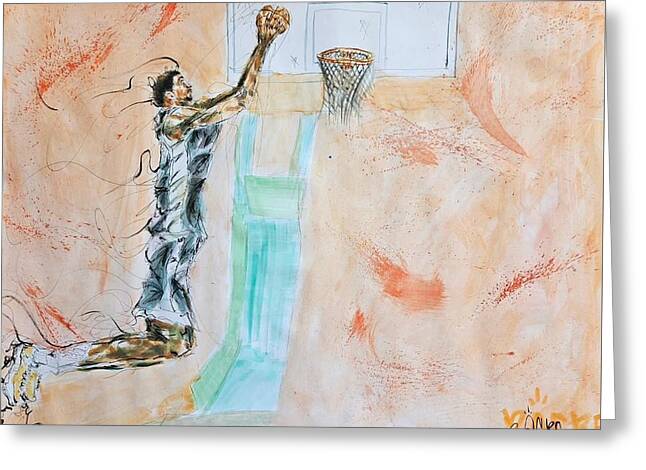 Victor Alien Wembanyama San Antonio Spurs - Greeting Card