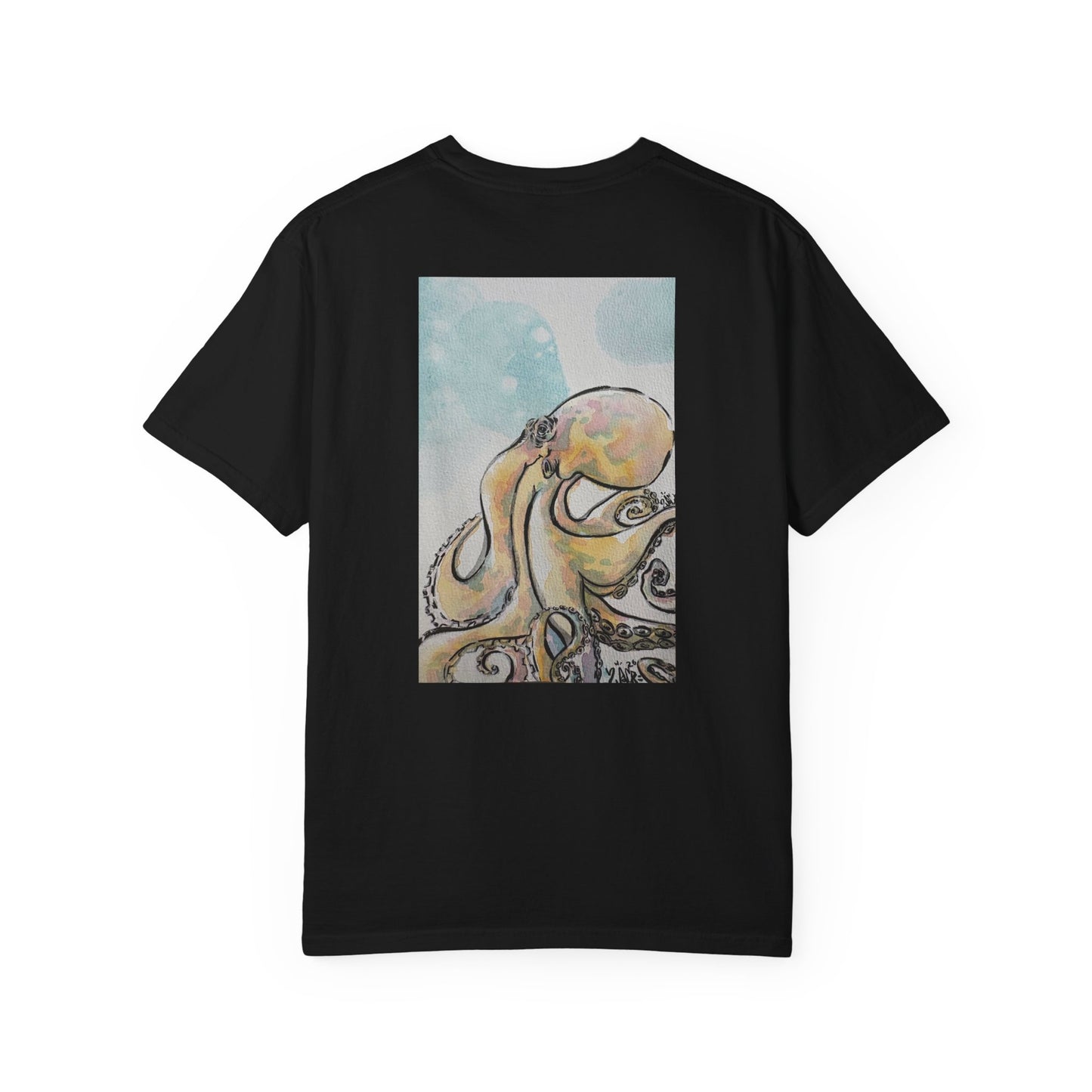 Ocean Genius Octopus Unisex Garment-Dyed T-shirt