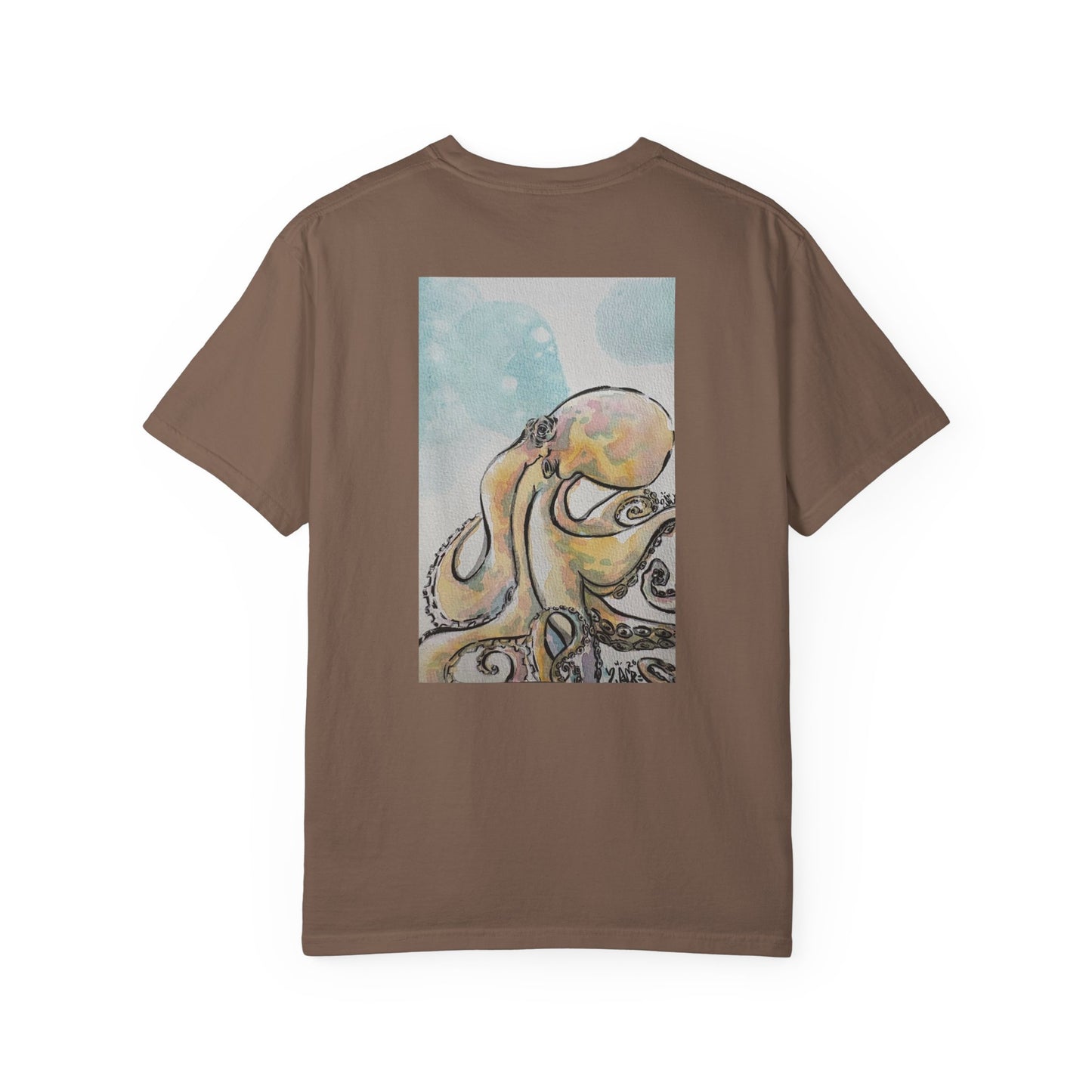 Ocean Genius Octopus Unisex Garment-Dyed T-shirt