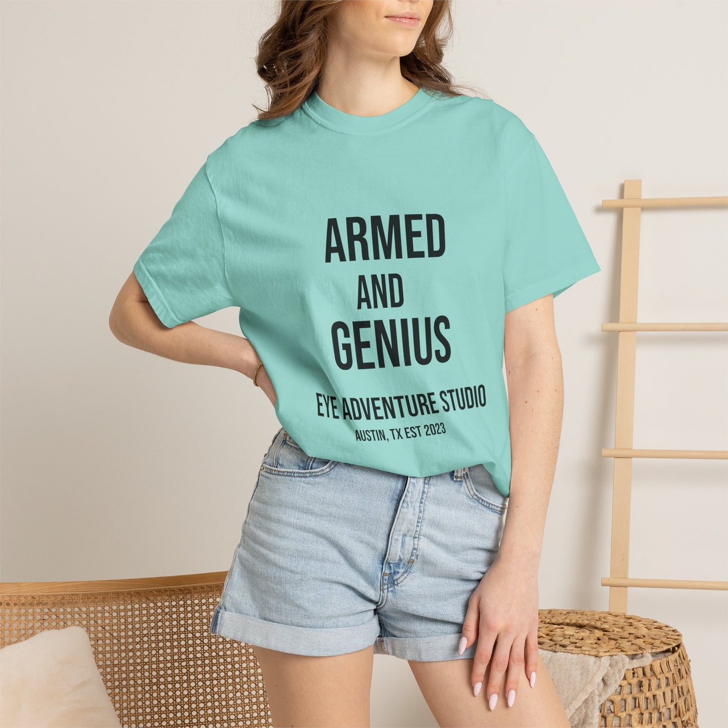 Ocean Genius Octopus Unisex Garment-Dyed T-shirt