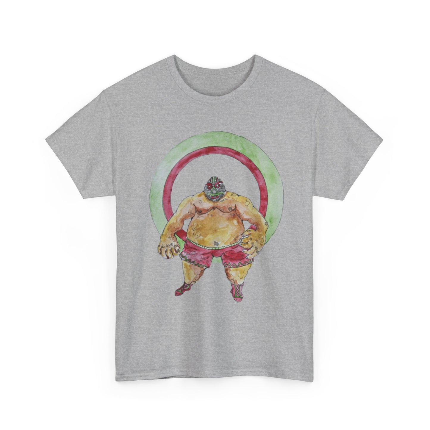 Sumo Spirit Tee - Playful Unisex Cotton Shirt, Fun Graphic Tee, Summer Casual Wear, Gift for Sumo Fans, Unique Art T-Shirt