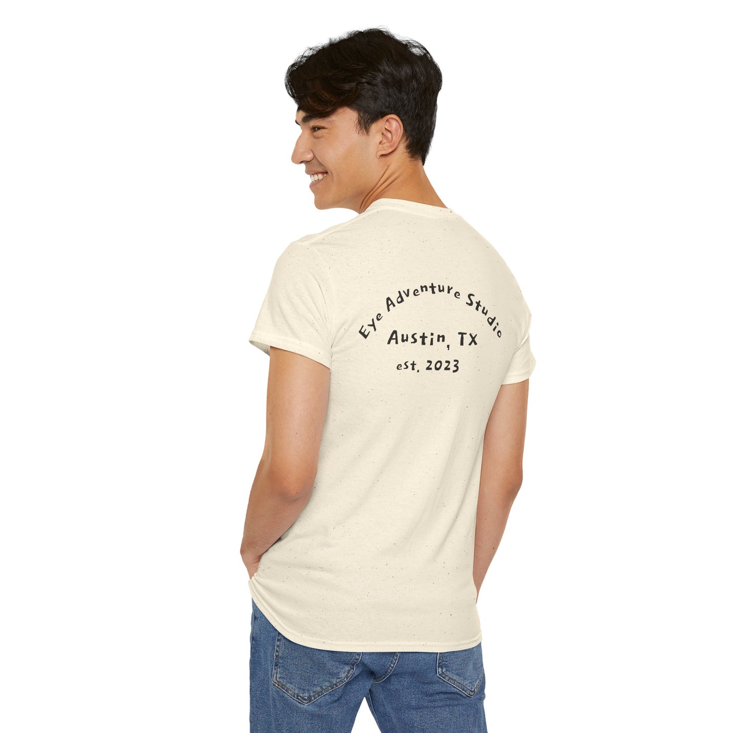 Camden Queen Amy W. Portrait Art Tee — Watercolor Painted Amy W. Hand-Drawn Tattooed Woman Graphic T-Shirt