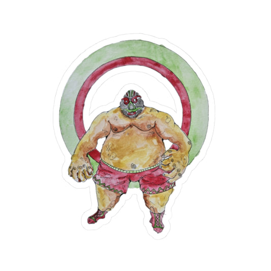 Colorful Wrestling Kiss-Cut Stickers - Perfect for Gym Lovers, Laptop Decor, Water Bottles, Gifts for Fans, Unique Artwork