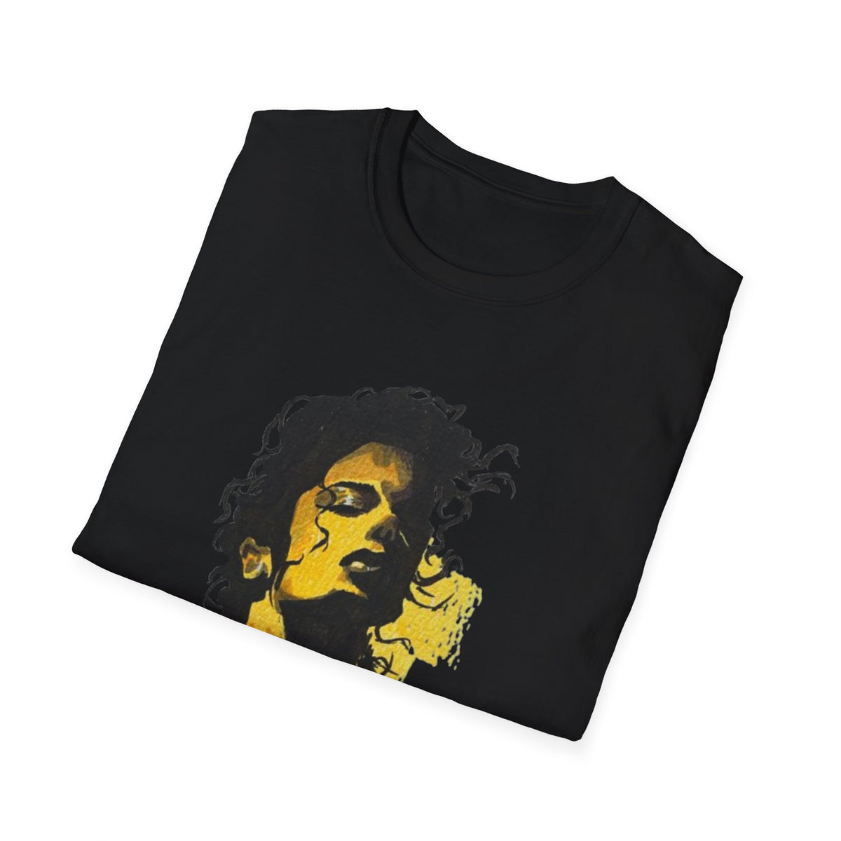 Mike's Light Portrait Graphic T-Shirt M. Jackson hand drawn illustration