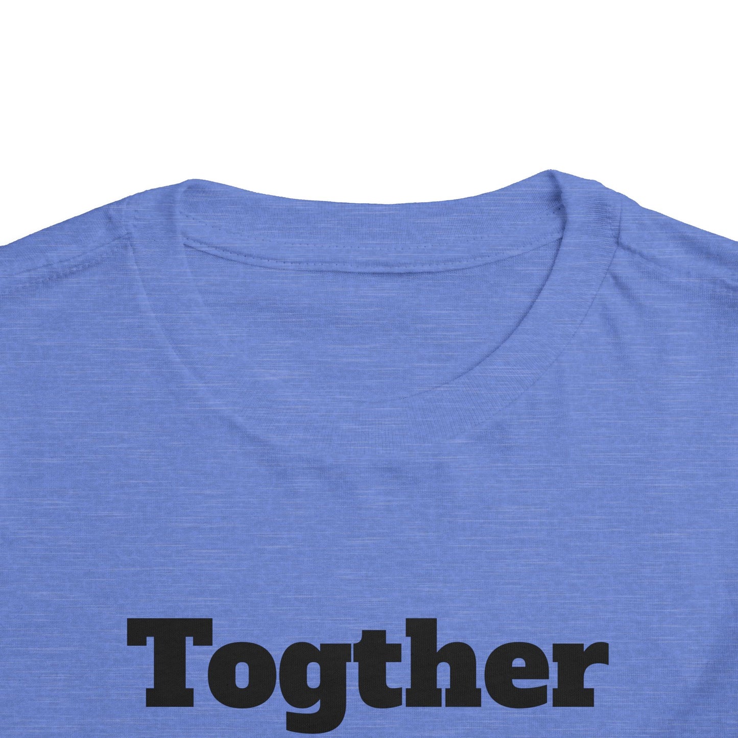 Toddler Tee — 'Together' Wolves Hug Design