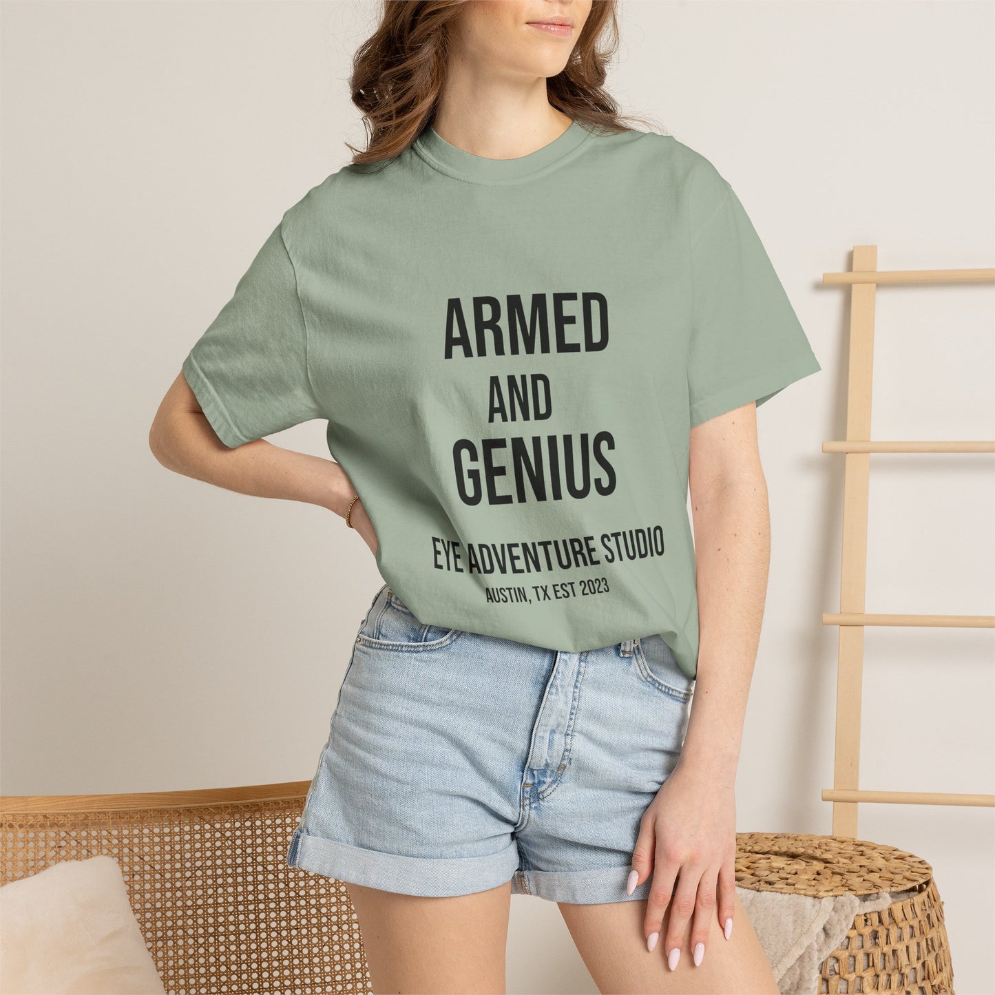 Ocean Genius Octopus Unisex Garment-Dyed T-shirt