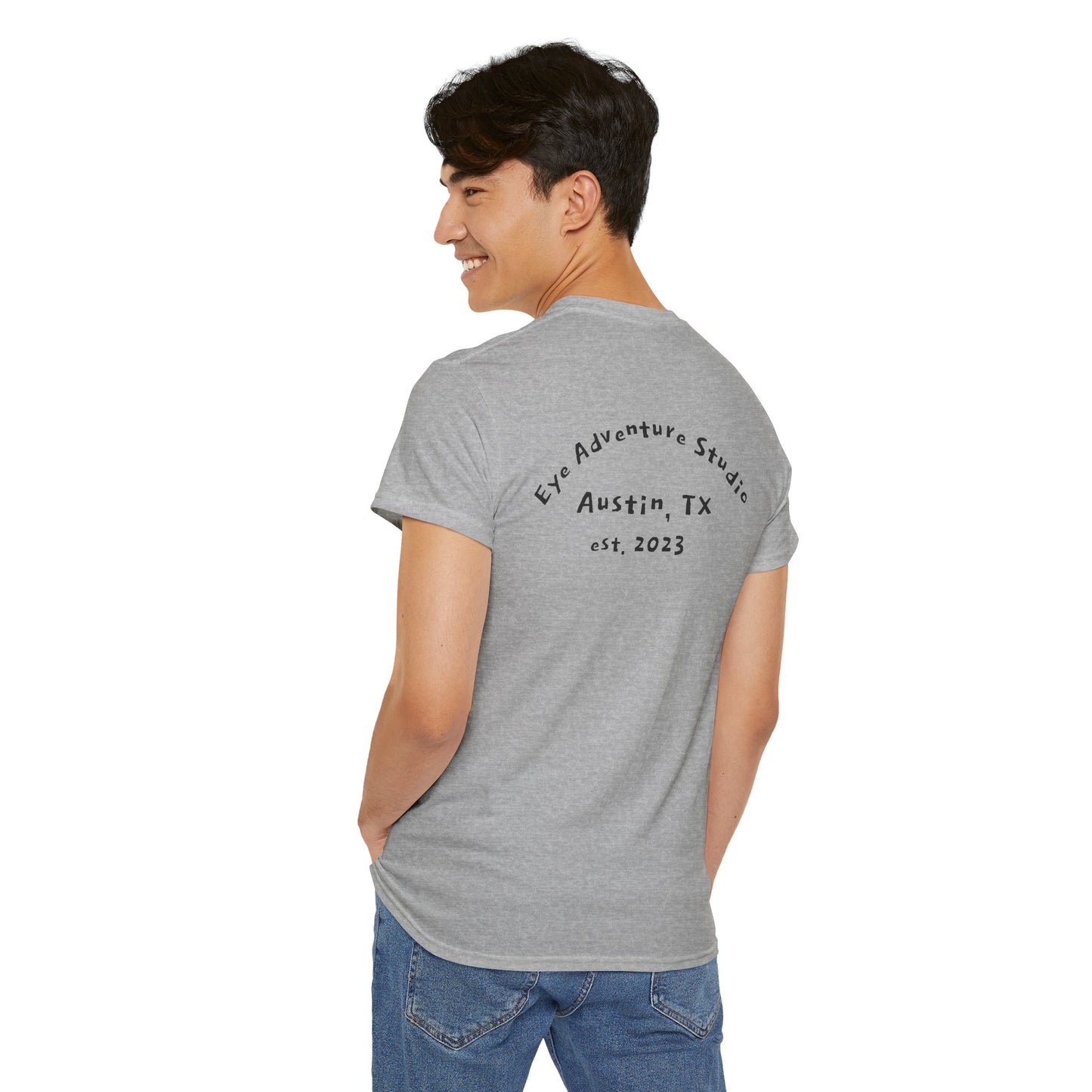 Camden Queen Amy W. Portrait Art Tee — Watercolor Painted Amy W. Hand-Drawn Tattooed Woman Graphic T-Shirt