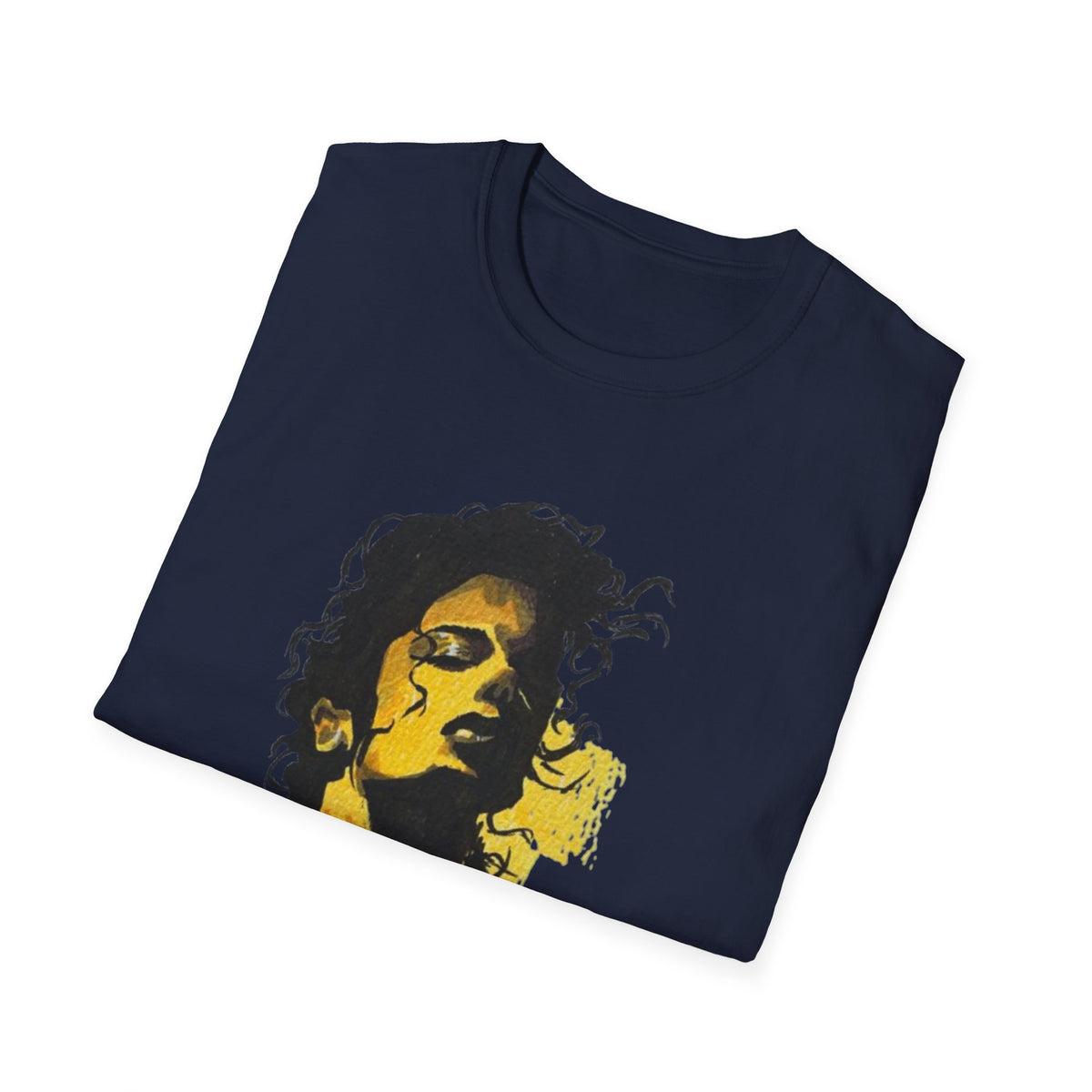 Mike's Light Portrait Graphic T-Shirt M. Jackson hand drawn illustration