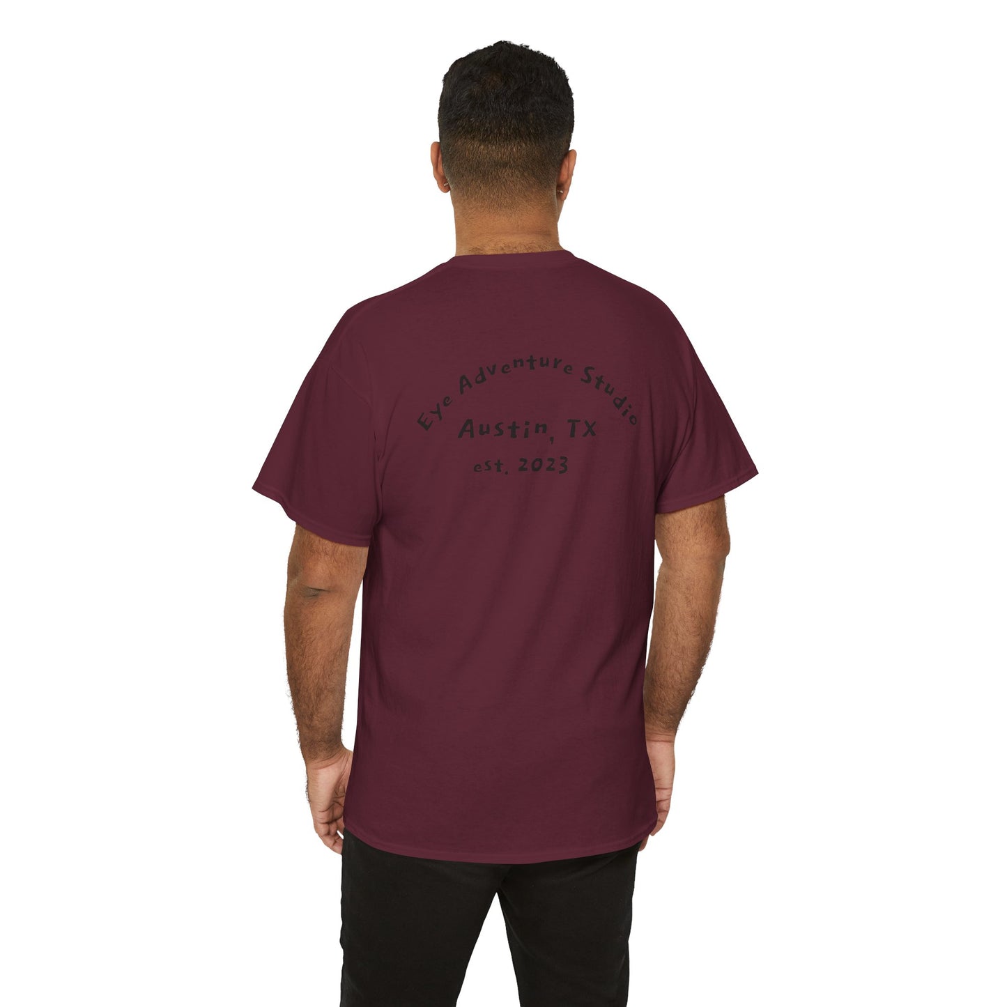 Camden Queen Amy W. Portrait Art Tee — Watercolor Painted Amy W. Hand-Drawn Tattooed Woman Graphic T-Shirt