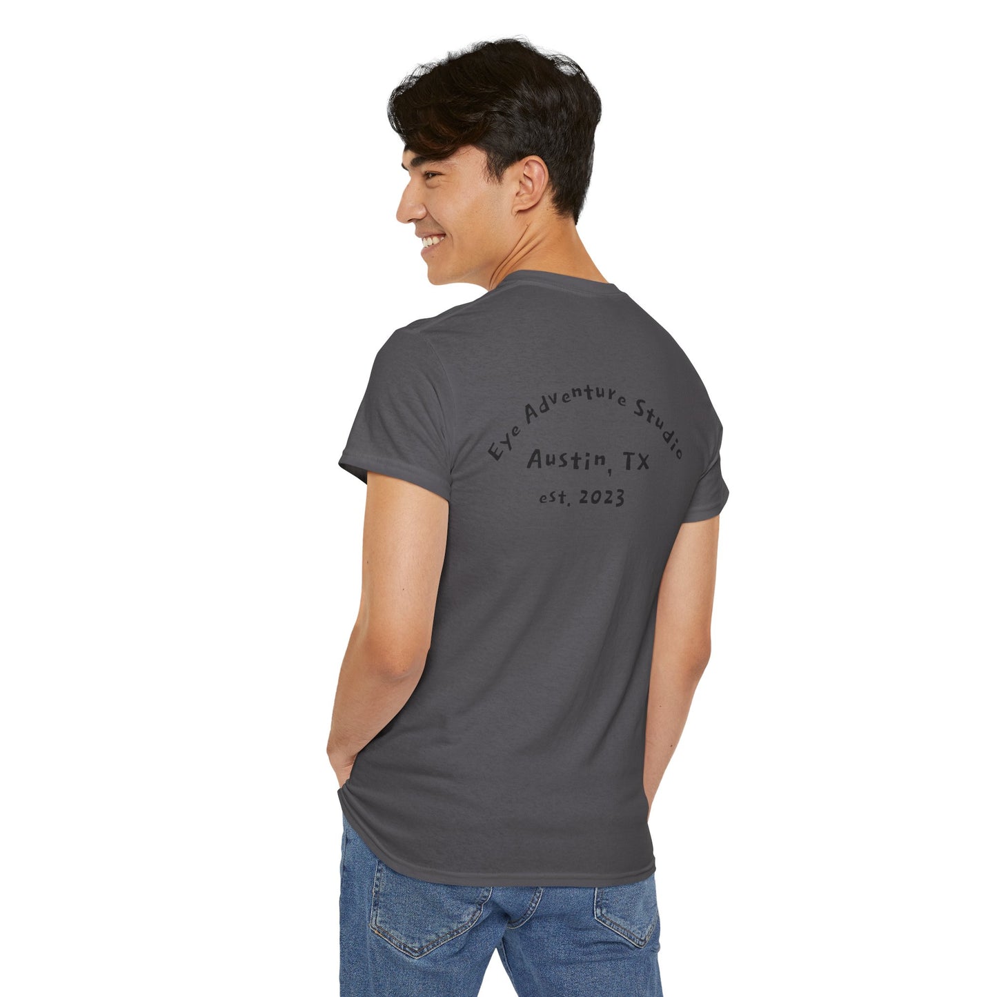 Camden Queen Amy W. Portrait Art Tee — Watercolor Painted Amy W. Hand-Drawn Tattooed Woman Graphic T-Shirt