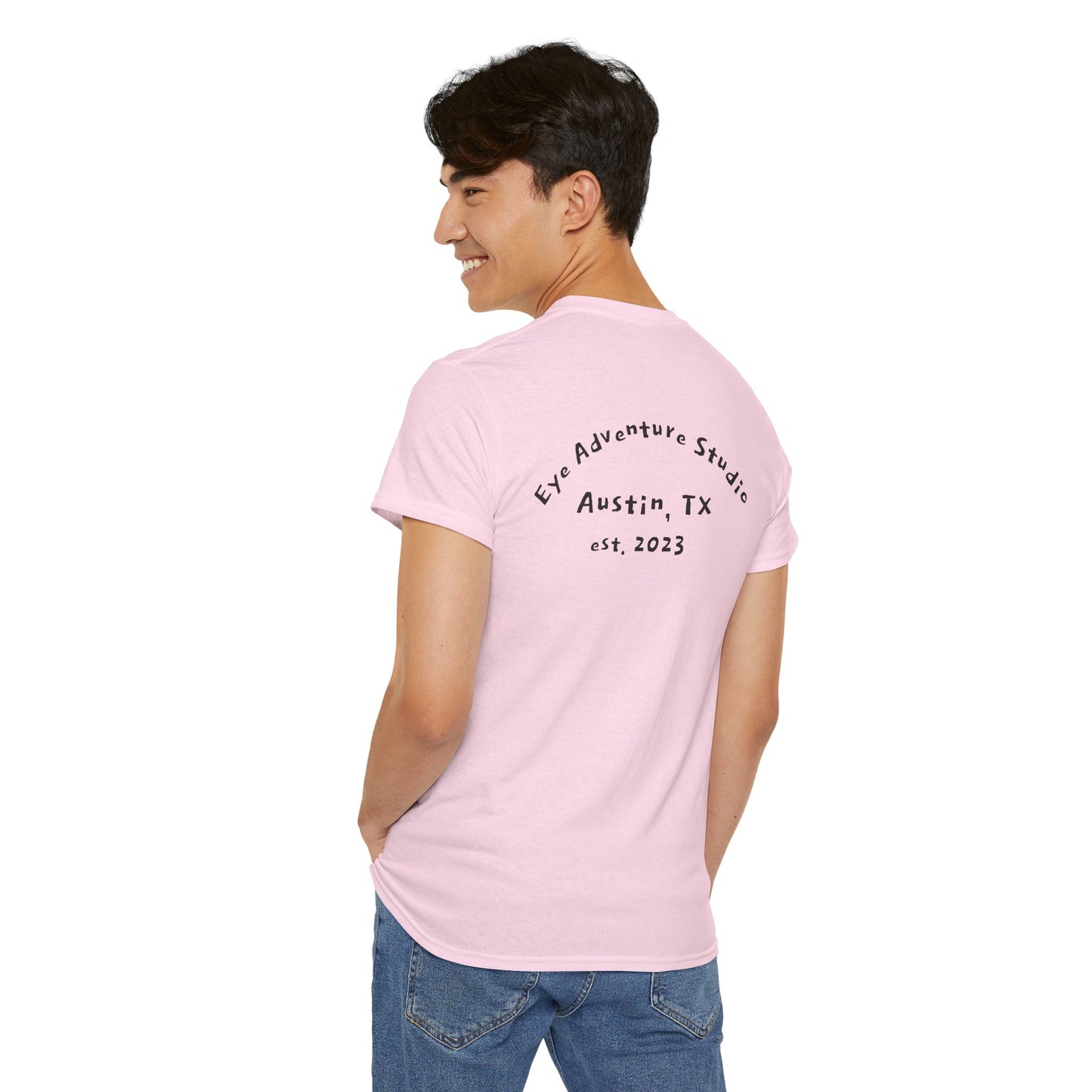 Camden Queen Amy W. Portrait Art Tee — Watercolor Painted Amy W. Hand-Drawn Tattooed Woman Graphic T-Shirt