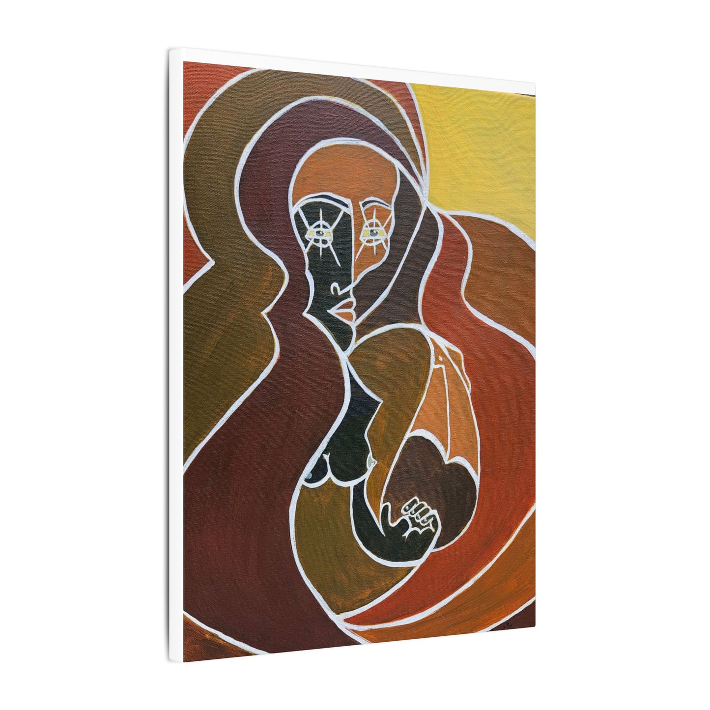 Awaking Angelique. Artistic Matte Canvas Print - Modern Abstract Wall Art, Home Decor, Unique Gift, Gallery Style