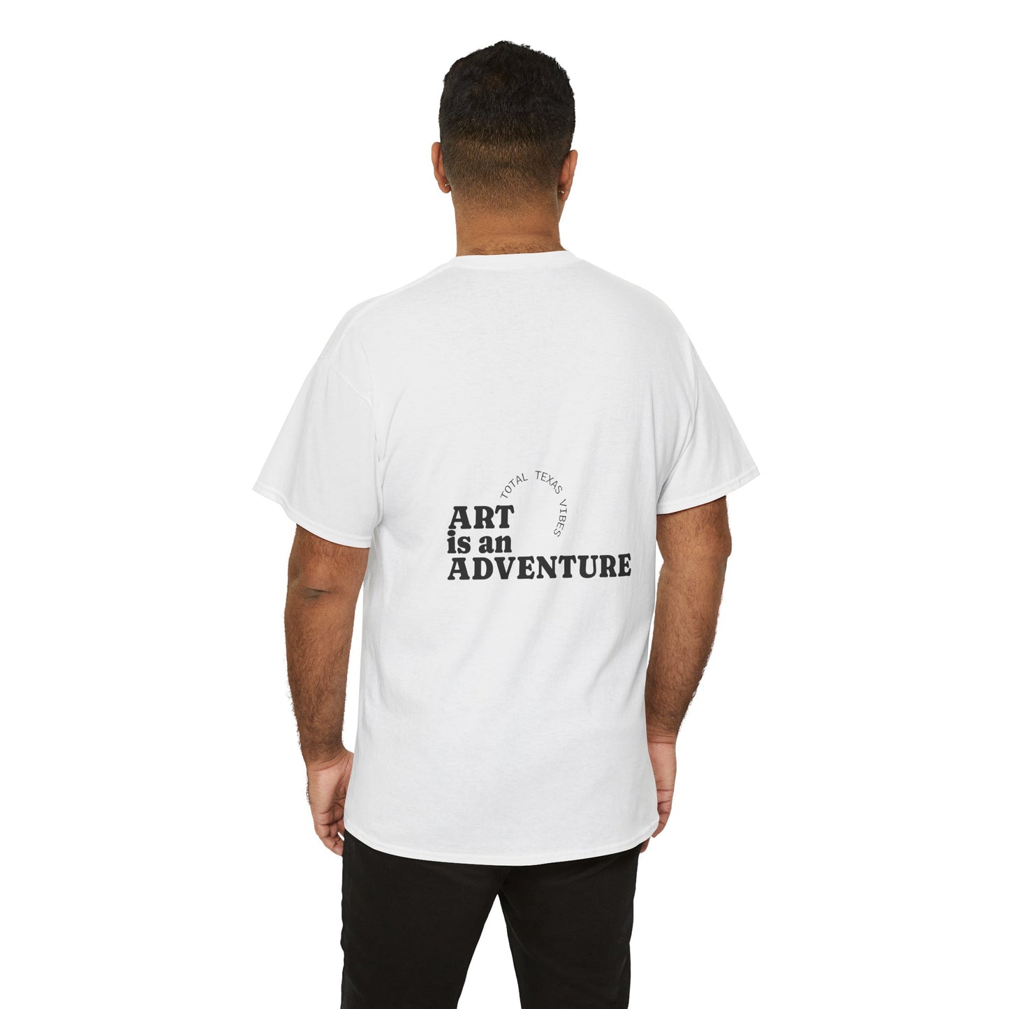 Art Adventure Tee, Unisex Cotton Shirt for Artists, Creative Inspiration Gift, Eye Design Tee, Everyday Casual Wear