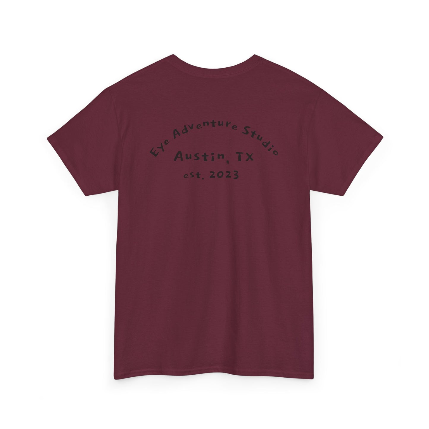 Camden Queen Amy W. Portrait Art Tee — Watercolor Painted Amy W. Hand-Drawn Tattooed Woman Graphic T-Shirt