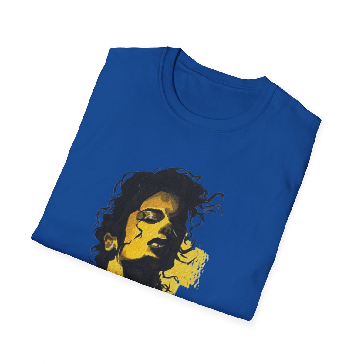 Mike's Light Portrait Graphic T-Shirt M. Jackson hand drawn illustration