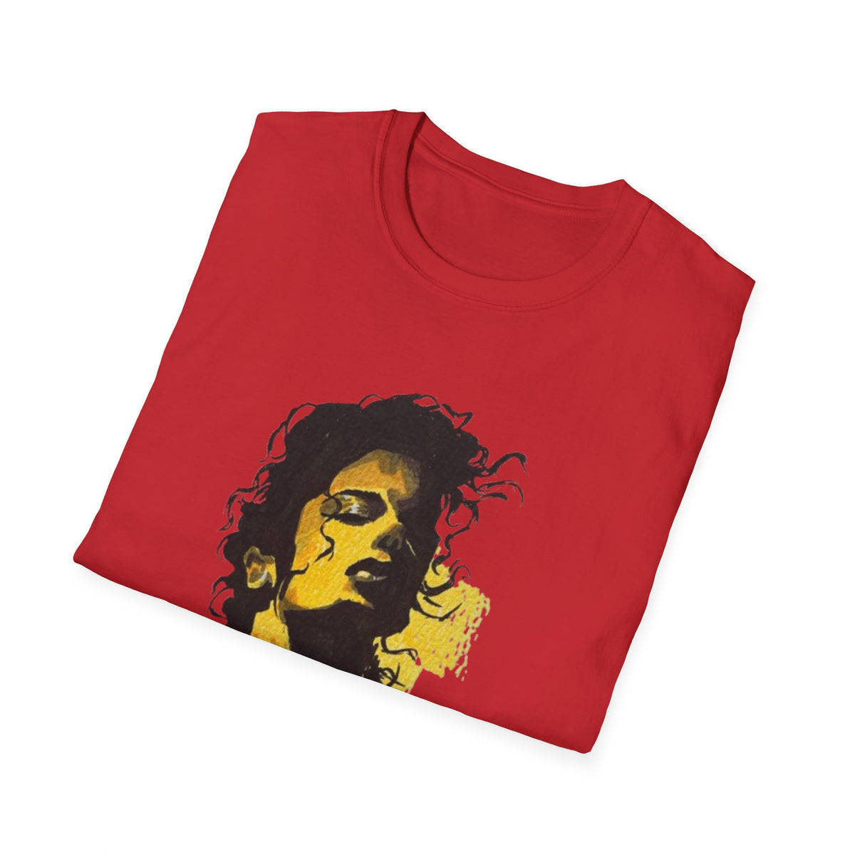 Mike's Light Portrait Graphic T-Shirt M. Jackson hand drawn illustration