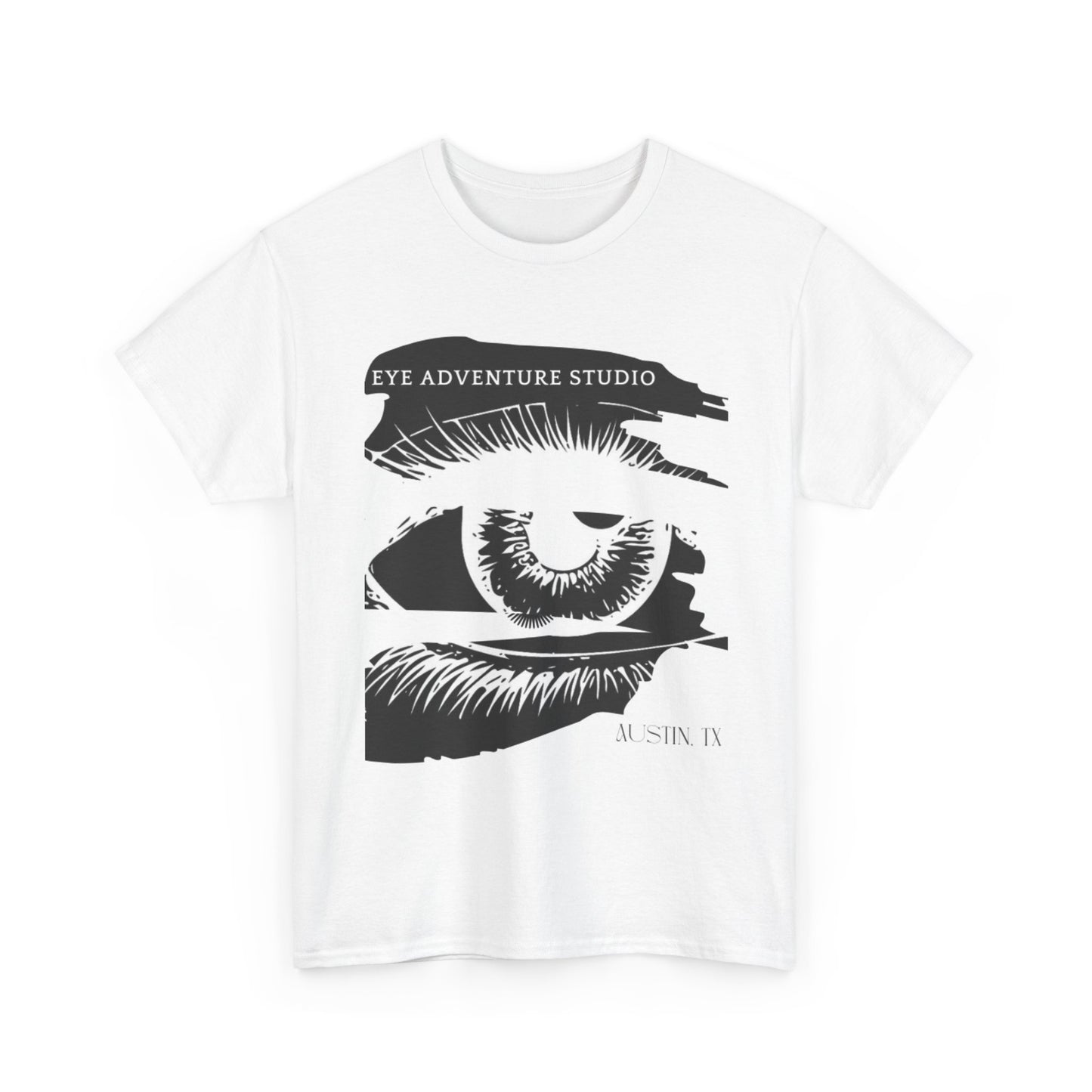 Art Adventure Tee, Unisex Cotton Shirt for Artists, Creative Inspiration Gift, Eye Design Tee, Everyday Casual Wear