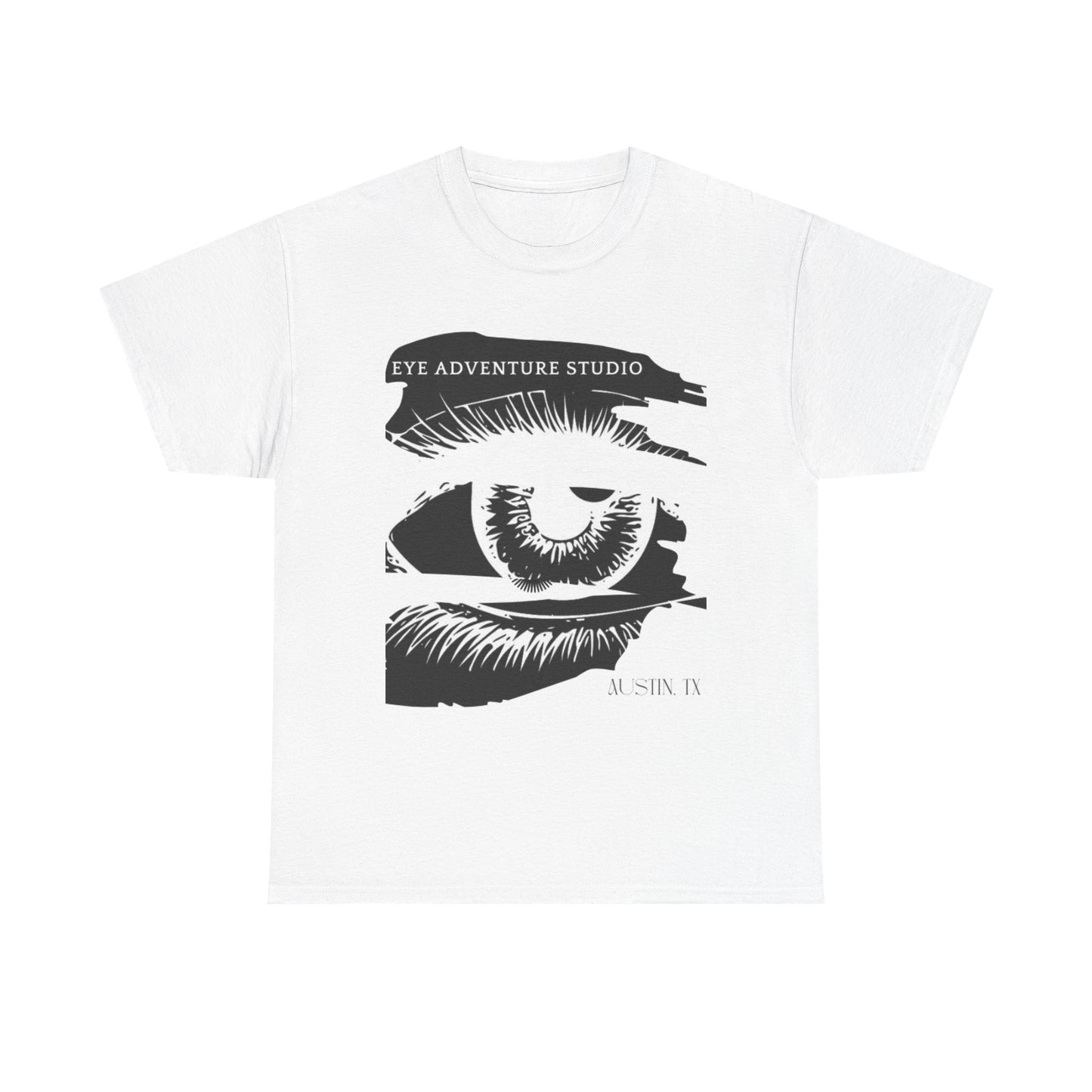 Art Adventure Tee, Unisex Cotton Shirt for Artists, Creative Inspiration Gift, Eye Design Tee, Everyday Casual Wear