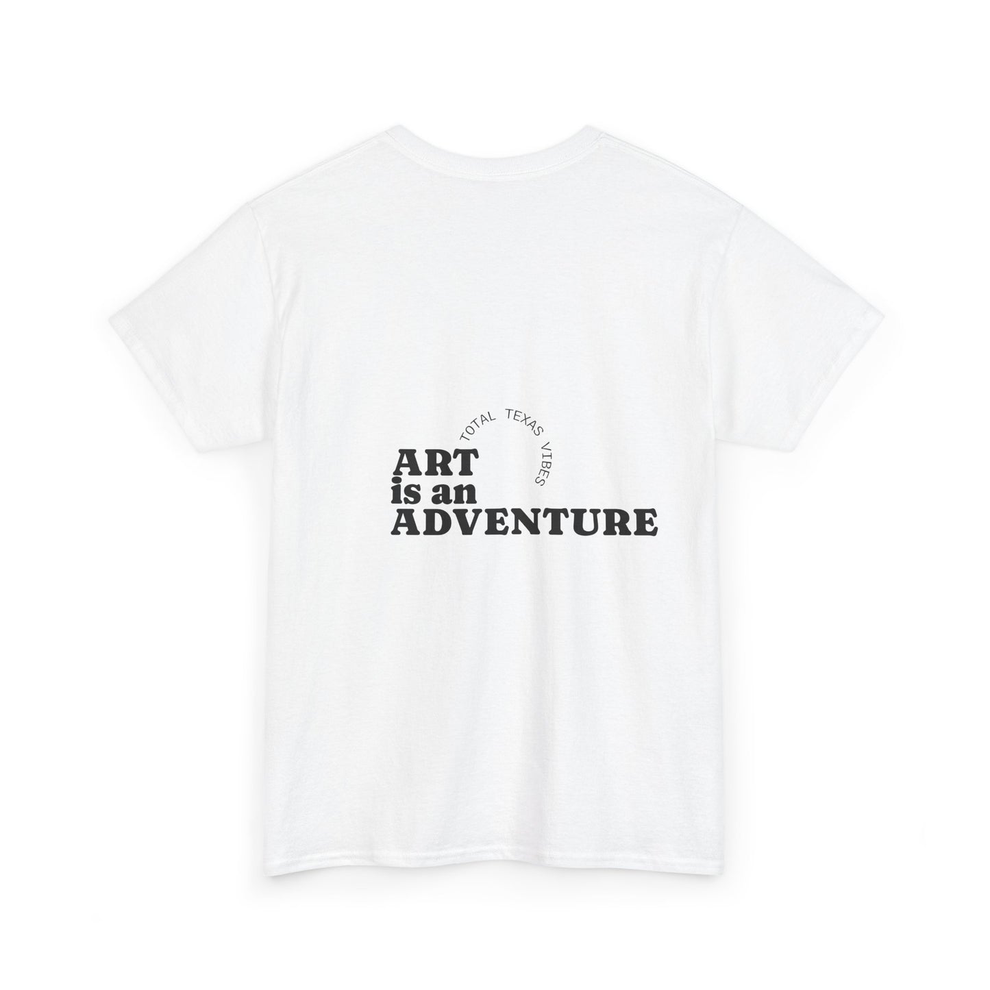 Art Adventure Tee, Unisex Cotton Shirt for Artists, Creative Inspiration Gift, Eye Design Tee, Everyday Casual Wear