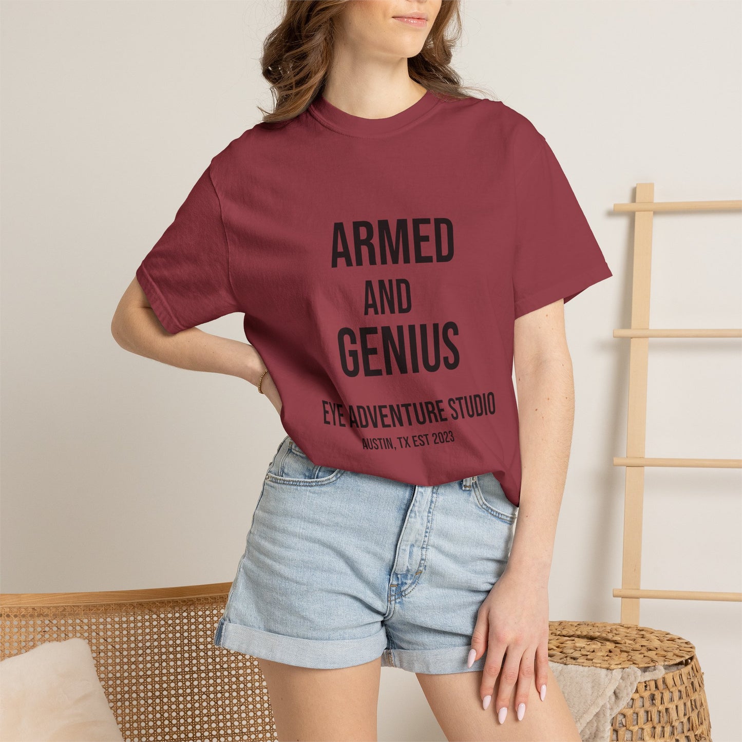 Ocean Genius Octopus Unisex Garment-Dyed T-shirt