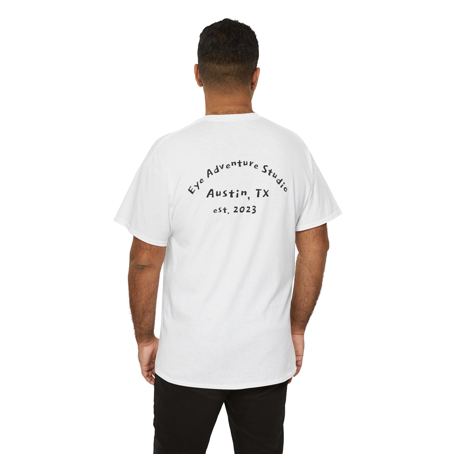 Camden Queen Amy W. Portrait Art Tee — Watercolor Painted Amy W. Hand-Drawn Tattooed Woman Graphic T-Shirt