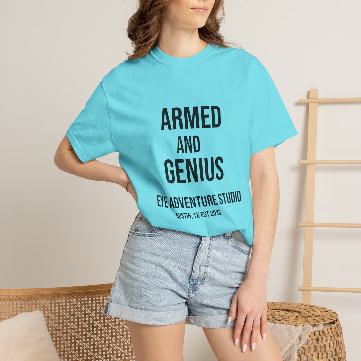 Ocean Genius Octopus Unisex Garment-Dyed T-shirt