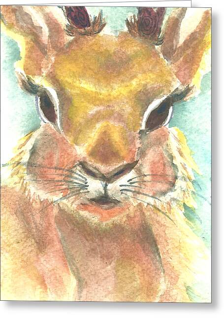 Jackalope Texas Tough - Greeting Card