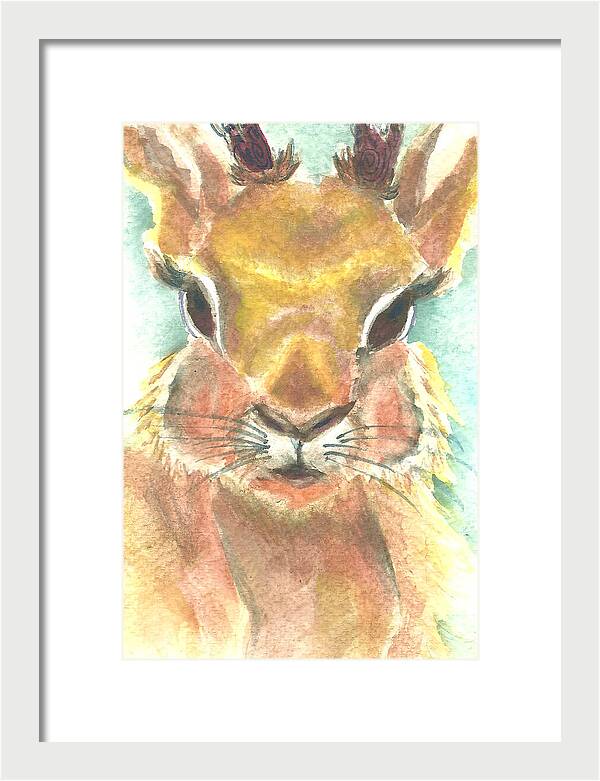 Jackalope Texas Tough - Framed Print