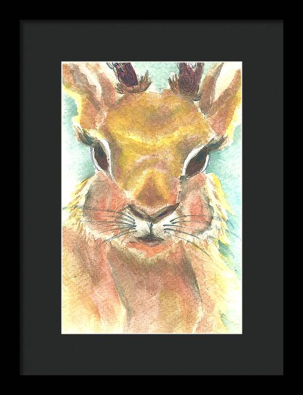 Jackalope Texas Tough - Framed Print