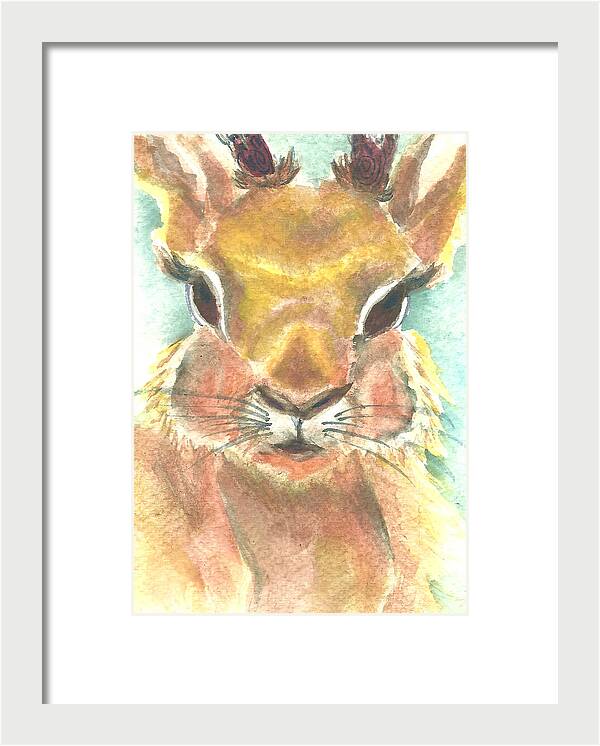 Jackalope Texas Tough - Framed Print